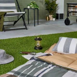 LED Lantern Black/Gold - Hearth & Hand⢠With Magnolia